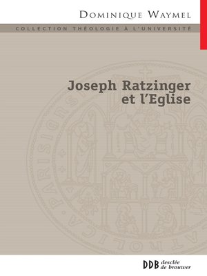 cover image of Joseph Ratzinger et l'Église